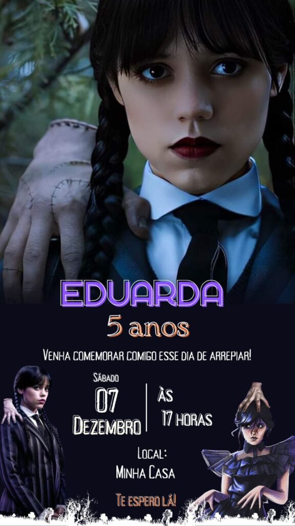 CONVITE DIGITAL TRADICIONAL TEMA: WANDINHA